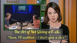 Aubrey Plaza details the epically awkward Parks and Rec audition that launched her career [upl. by Torto]