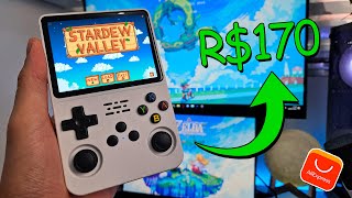 comprei o MELHOR console portátil do Aliexpress R36S [upl. by Neelyk28]