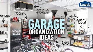 How to Organize a Garage w Monica from The Weekender [upl. by Llerihs]