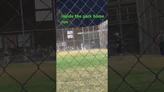 Inside the park home run first ￼ [upl. by Assiluj]