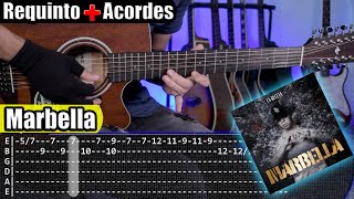 Marbella  La Receta  Requinto  Acordes  TABS  Tutorial Guitarra [upl. by Clarissa927]