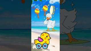 Duck funny dance 💃 ampsong 🦆🦆 Shorts subscribe [upl. by Alleber]