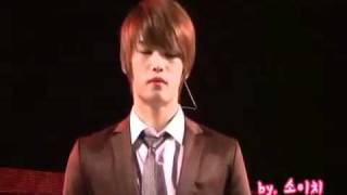 280309 DBSK Gwangju Hope Concert Tearyeyed Jaejoong Dont Say GoodbyeMP4 [upl. by Allimaj]