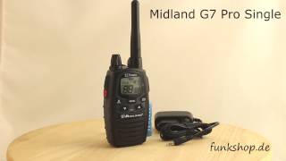 MIDLAND G7 Pro Einzelgerät PMRLPD [upl. by Arreic]