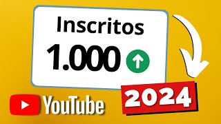 O Método PERFEITO de Ganhar Inscritos no YouTube 2024 [upl. by Palecek]