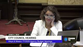 City Council Hearing FY2025 Agency Budgets – BCIT June 6 2024 [upl. by Madid]