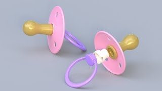 Blender Modeling a Baby Pacifier [upl. by Leirol367]