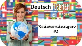 Redewendungen 1 Wortschatz Deutsch Prüfung B1 B2 C1 [upl. by Ahsekim420]