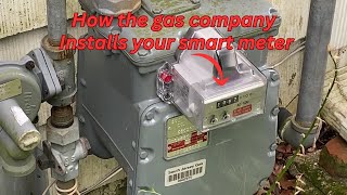 Gas smart meter installed [upl. by Ellenhoj864]