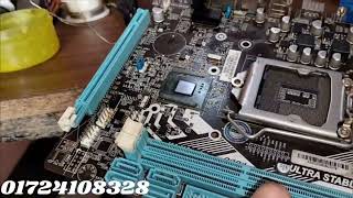 Esonic h61 motherboard no display problem  no display motherboard repair [upl. by Zebadiah]