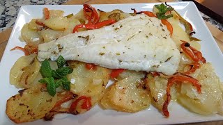 BACALAO CON PATATAS PANADERAS la receta más deliciosa  fácil y economica que haras te encantará 😋 [upl. by Olimac]