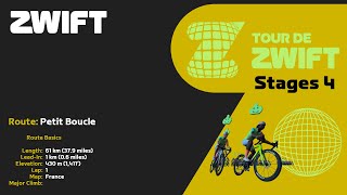 Zwift  Stage 4  Ride  Tour de Zwift 2024 [upl. by Hayikaz166]