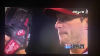 Max Scherzer curses on the mound [upl. by Rialcnis]