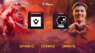 Sentinels vs FURIA  VCT Americas Stage 1  W5D1  Map 2 [upl. by Grosmark]