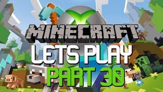 Lets Play Minecraft  Xbox 360 Edition  Part 30 The Lava got me D [upl. by Naerb]