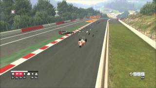 n3Eo in F1 2011  crash at eau rouge [upl. by Xonk]