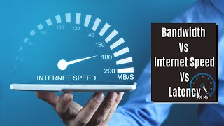 Bandwidth Vs Internet Speed Vs Latency  Why my internet is slow [upl. by Koloski111]