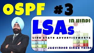 ✅ OSPF LSA Types  OSPF Link State Advertisement  OSPF in Hindi Video 3  CCNA 200 301 [upl. by Haisa264]