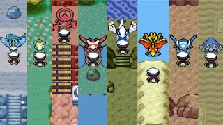 POKEMON ROWE 18  ALL LEGENDARY POKEMON LOCATIONS [upl. by Yrbua888]