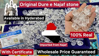 Original Dur e Najaf stone  असली दुर ए नजफ़ पत्थर  DurreNajaf in Hyderabad [upl. by Enimaj]