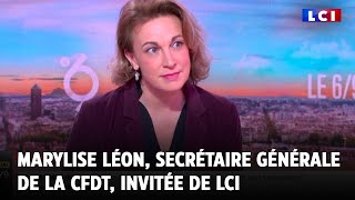 quotOn a qualifié la loi immigration de loi de la honte en ce qui concerne la CFDTquot  Marylise Léon [upl. by Cinom435]