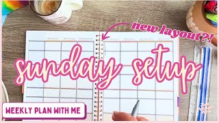 functional planning  weekly plan with me  sunday setup 💜 [upl. by Warford]