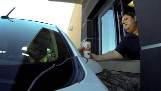 Burger King Whoppers DriveThru Chocolate Shake amp Lemonade in Gila Bend Arizona GP016428 [upl. by Feeley]