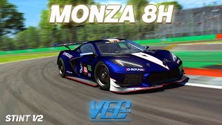 Last push before the winter break  VEC Monza 8H  Division 1  Brabham Motorsports 83 GT3 [upl. by Euf]