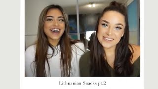 Lithuanian Snacks Part 2 Ft Tashfia Mahmud  JabalooBeauty [upl. by Anemix]