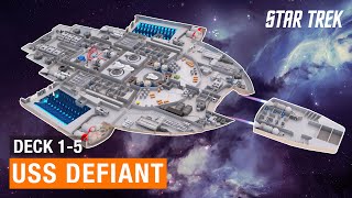 Star Trek Inside the USS Defiant Class Deck 15 Update 2024 [upl. by Parnas]