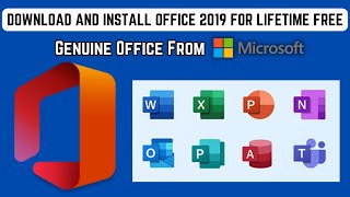 Download and install Original Microsoft Office 2019 for Free  Activation Key Not Required  2024 [upl. by Karmen]