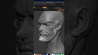 Practice face sculpting in Zbrush on desktop [upl. by Kilar]