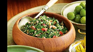 How to make Tabouli Salad  Abu Talibs Kitchen [upl. by Assennev]