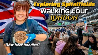 Londons Most Underrated Street Market  Walk Log Of Spitalfields [upl. by Eedrahc]