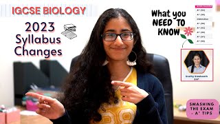 IGCSE Biology 2024 New Syllabus Changes What you NEED TO KNOW [upl. by Eadnus]