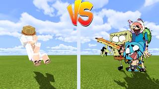 LUFFY GEAR 5 VS CARRTOON NETWORK PIBBY MINECRAFT [upl. by Uhp]