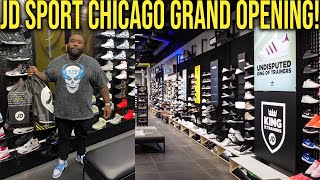 JD SPORT CHICAGO GRAND OPENING HAD SOME HEAT AIR JORDAN 4 BLACK CANVAS NIKE PLAYED US [upl. by Humfried]