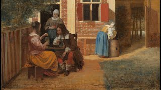 Pieter de Hooch  Paintings by Pieter de Hooch in the Rijksmuseum Amsterdam [upl. by Ayidan]