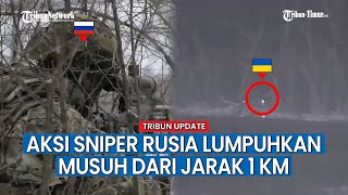 Intip Kerja Tempur Penembak Jitu Kelompok Pasukan Barat Rusia Gempur Musuh dari Jarak 1000 Meter [upl. by Curran]