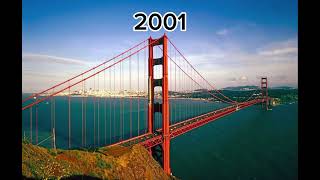 Golden gate bridge at different years￼ [upl. by Hamilton]