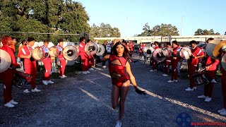 Abramson Sci Academy Marching Band Marching In vs GWCarver 2024 [upl. by Alleram]