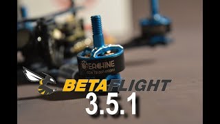 How to update to Betaflight 351  Eachine Wizard TS130 [upl. by Atela]