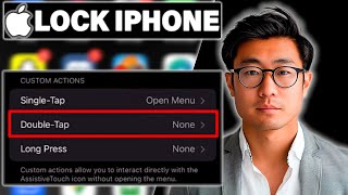 How To Enable Double Tap To Lock iPhone 2024 StepByStep [upl. by Kcirnek]