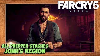 Far Cry 5 All Prepper Stash Locations Johns Region [upl. by Eseerehc]