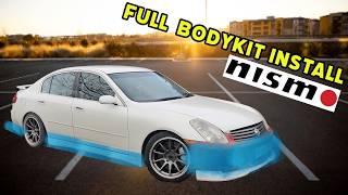 Drift G35 Sedan gets full NISMO bodykit [upl. by Colwen]