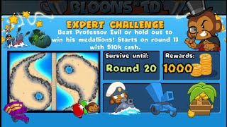 Bloons TD Battles Professor Evil Challenge in BTD Battles  Week 45 12 [upl. by Caniff]