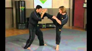 Kickboxing  Advanced  Four Count Kick Combinations [upl. by Sholom]