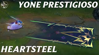 Yone HEARTSTEEL Prestigioso  Previsualización  League of Legends [upl. by Odlanir]