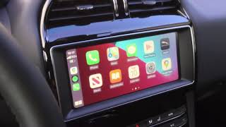 2020 Jaguar FPace with CPLAY2air Wireless CarPlay Adapter [upl. by Ymij]