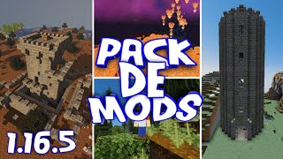 🔥Pack de Mods Con Mucho contenido 🔥 Para MINECRAFT 1165 [upl. by Janifer751]